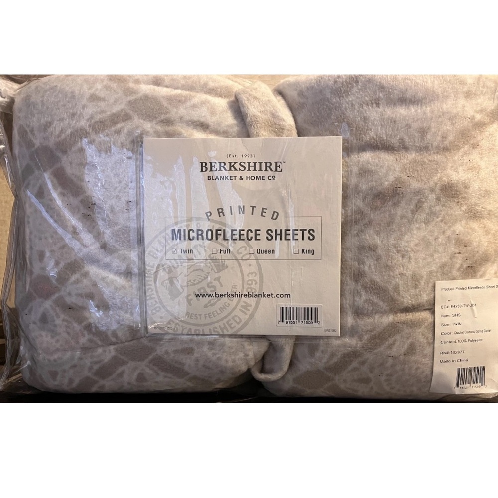 Berkshire Blanket Home Co
Microfleece Sheet Set Twin Size